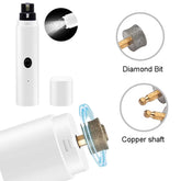 2907GP Dog Nail Grinder for Small Large Dogs Nail Clippers LED Light Pet Cat Paws Nail Cutter USB Rechargeable Pet Grooming Supplies